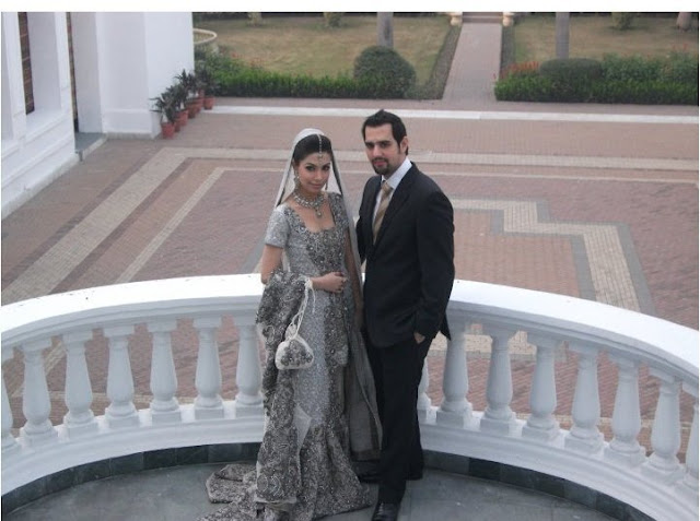 shahbaz taseer wedding Photos with her wife