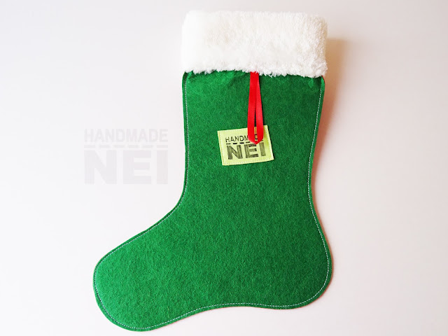 Handmade Nel: Коледен чорап с име "Матей"