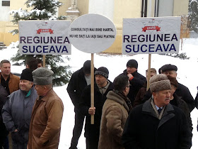 Miting pentru susţinerea înfiinţării regiunii cu capitala la Suceava - UNPR