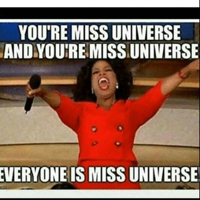 Miss Universe 2015, Meme, 4chan, Imgur, Oprah Winfrey miss universe meme, Oprah Giving Away New Cars, Oprah Making Everyone Miss Universe, Steve Harvey, Mistake Announcement, Steve Harvey Mistakenly Announces Wrong Winner Of 2015 Miss Universe Pageant, Hilarious Memes, Celebrity Memes, Oops My bad, Miss Universe Memes