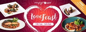 Valentine's Day with MyGroser's Love Feast Menu, MyGroser, Valentine's Day, Love Feast, MyGroser Love Feast, Love Feast Menu, Food