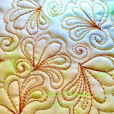 New Free Motion Quilting Design by Julie Plotniko