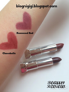 Maybelline LOADEDBOLDS, Chocoholic, Lipsticks, Soft Matte, Matte Lipstick, Maybelline POWDERMATTES, Rosewood Red, Maybelline Matte Lipstick Review + Tips on Choosing Colors,