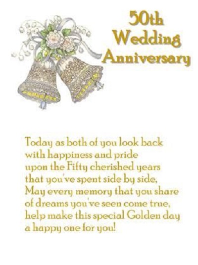 50th wedding anniversary sayings