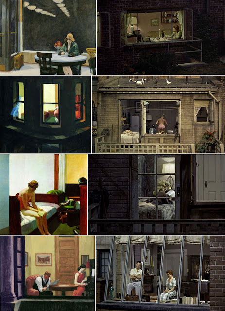 cuadros de hopper y escenas de cine