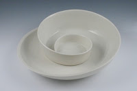 Whirled Serving Dish by Kim Westad Pottery