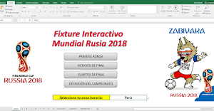 Descarga el Fixture Interactivo del Mundial RUSIA 2018