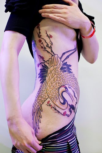 rib tattoos for girls. sexy side tattoos - Rib