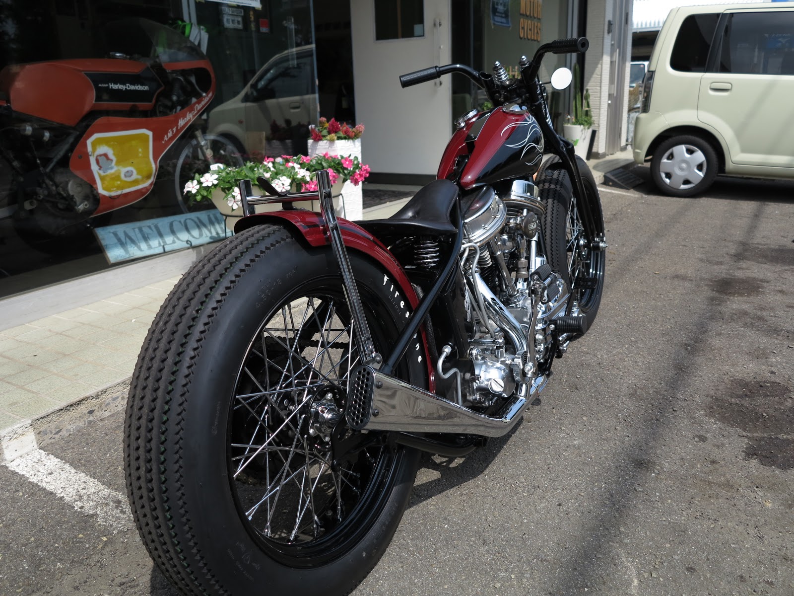 harley sportster bobber for sale Panhead - before and after