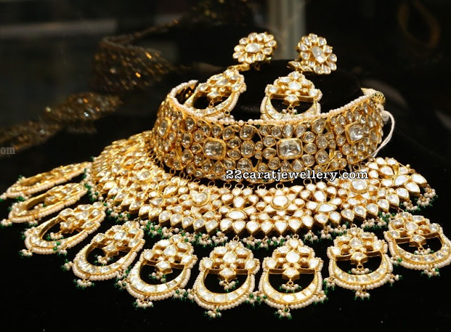 Polki Kundan Chokers by Jaipur Gems 