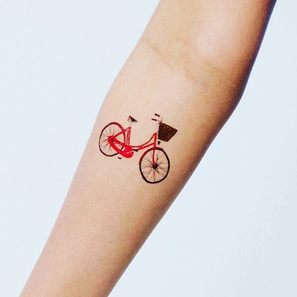 Tatuagem de bicicleta 