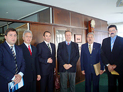 Delegación de diputados y Presidente de AFE se reunieron con el Ministro de Transporte
