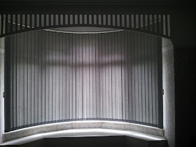 Curved vertical window blinds Plymouth