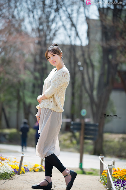 5 Choi Byeol Ha - Outdoor -Very cute asian girl - girlcute4u.blogspot.com