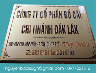 Gia công bảng hiệu công ty inox tại Quận 2