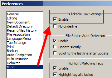 Disable Link
