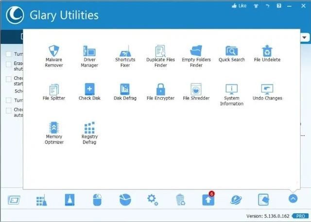 تحميل برنامج اصلاح وتنظيف الكمبيوتر مجانا Glary Utilities Pro 5