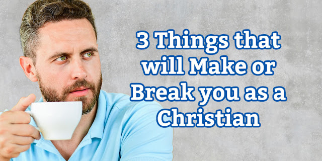 These 3 things will either transform you or conform you, make your Christian life rich and meaningful or shallow and empty.