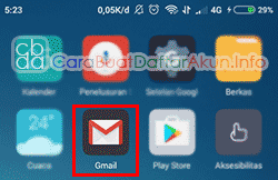 cara daftar gmail baru di hp