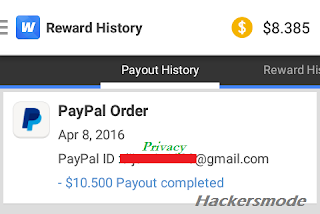 whaff payment proof