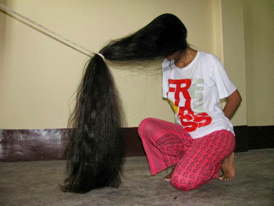 Long Hair Over Face: Indian Long Thick Hair Women
