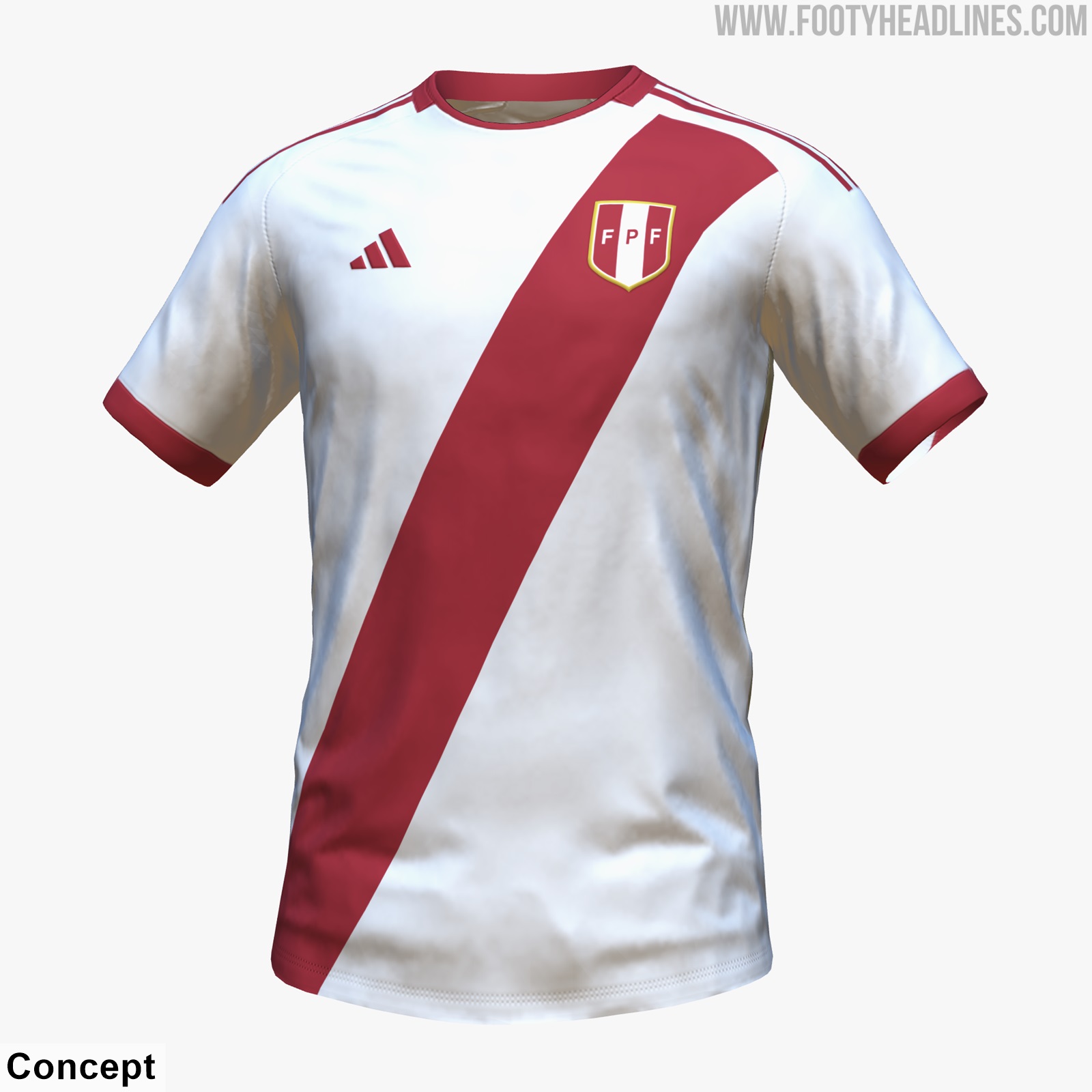 Peru x Adidas 2023 Concept Kits - Footy