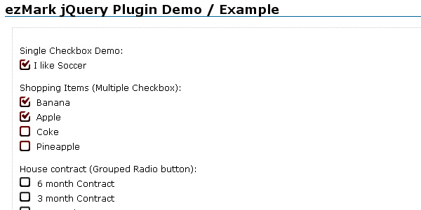 ezMark jQuery Plugin