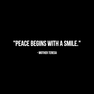 Quotes on smile,mother teresa  quotes