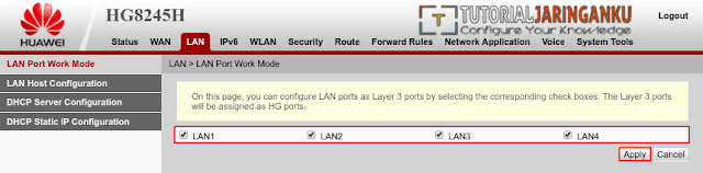 Cara Setting Modem ONT Huawei HG8245H Menjadi Access Point