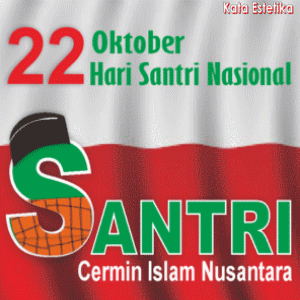 Gambar Hari Santri Nasional 22 Oktober  Dp BBM  Kata 