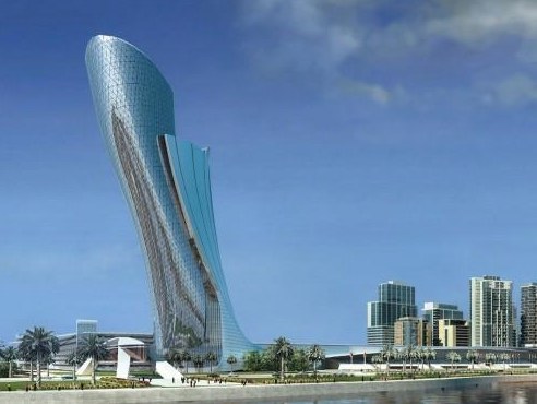 Capital Gate in Dubai