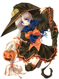 Manga Halloween Cards