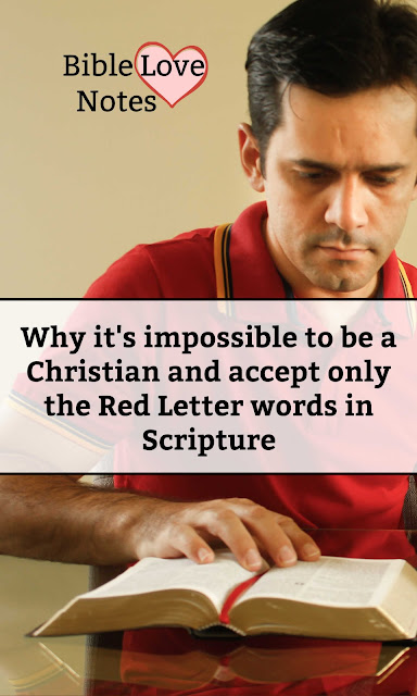 Have you ever had someone say they only believe the words of Christ, not the rest of Scripture? That is perhaps the most illogical statement on the planet. This 1-minute devotion explains.