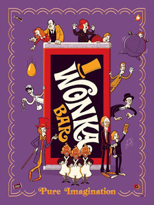 Willy Wonka and the Chocolate Factory Screen Print by Ian Glaubinger x Grey Matter Art