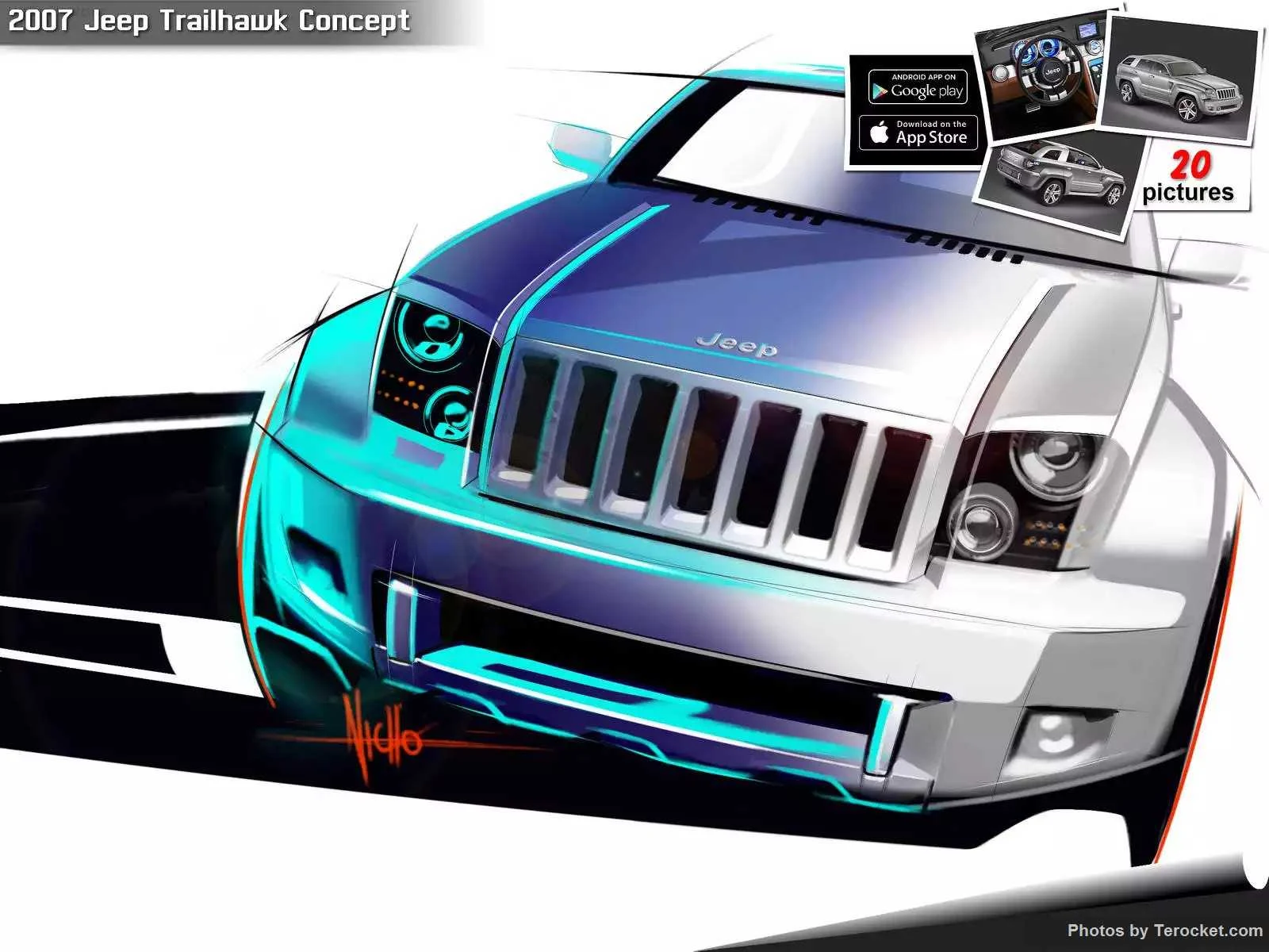 Hình ảnh xe ô tô Jeep Trailhawk Concept 2007 & nội ngoại thất