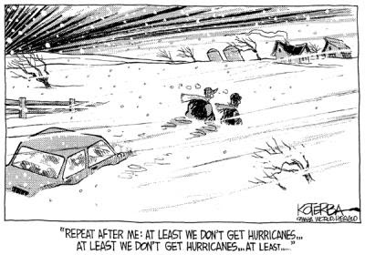 At least we don't get hurricanes...