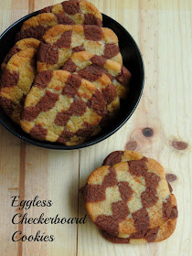 Eggless Checkerboard Sugar Cookies