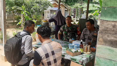 Bhabinkamtibmas Turun ke Desa Binaan Giat Saweu Keude Kupi