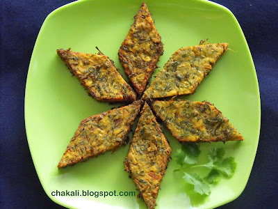 kothimbir wadi, cilantro snacks, cilantro fried cakes, corinader wadi, coriander pakoda