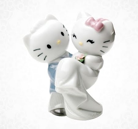 How about picking up this creepily cute Hello Kitty and Dear Daniel wedding