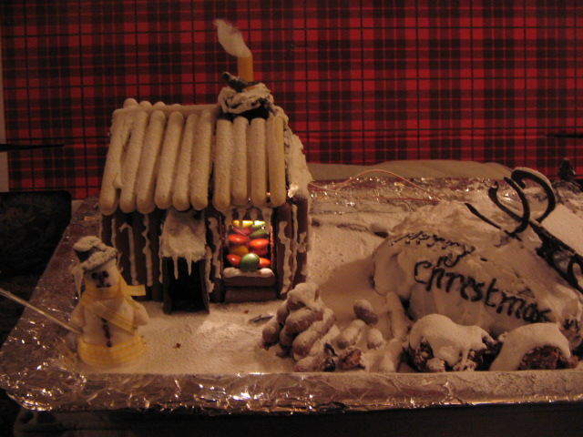 Ross-on-Wye Scout Group Xmas Log Cabin 2007