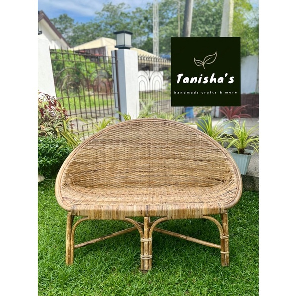 Rattan Two Seater Egg Chair