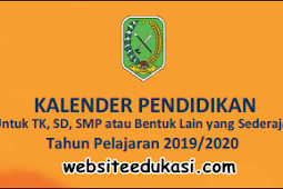 Kalender Pendidikan Provinsi Kalimantan Barat Tahun 2019/2020