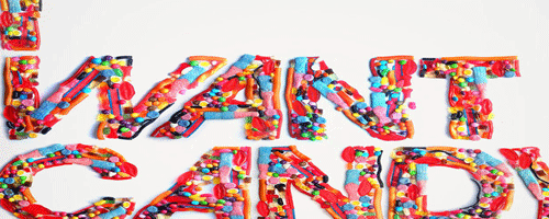 Experimental Typography Candy