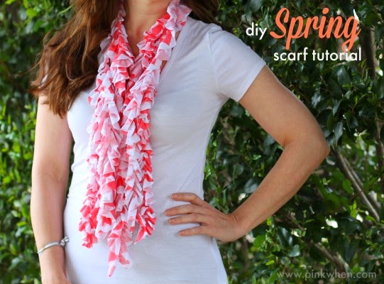 diy spring scarf