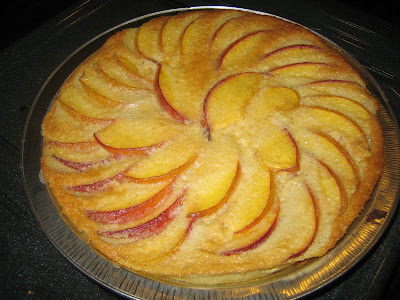 peach custard pie