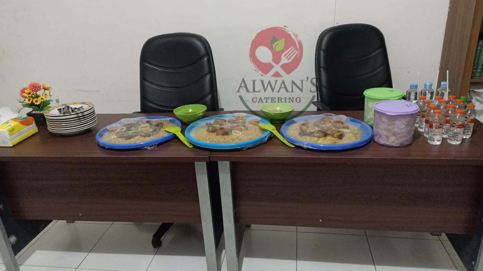 catering prasmanan di sekolah arrahmat weragati menu nasi bukhori