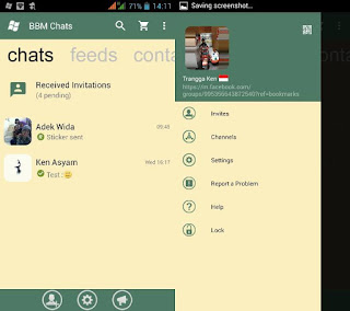 BBM Mod WP GreenLemon v2.13.1.14 Apk Terbaru