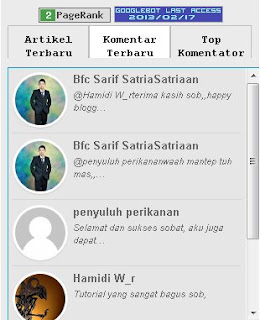 Cara Mudah Menghilangkan Komentar Admin Pada Widget Recent Comment di Blog