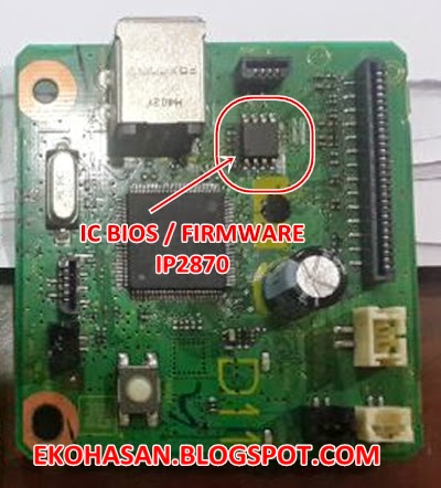 Cara Resetter Canon IP2870 5B00 blink 7x